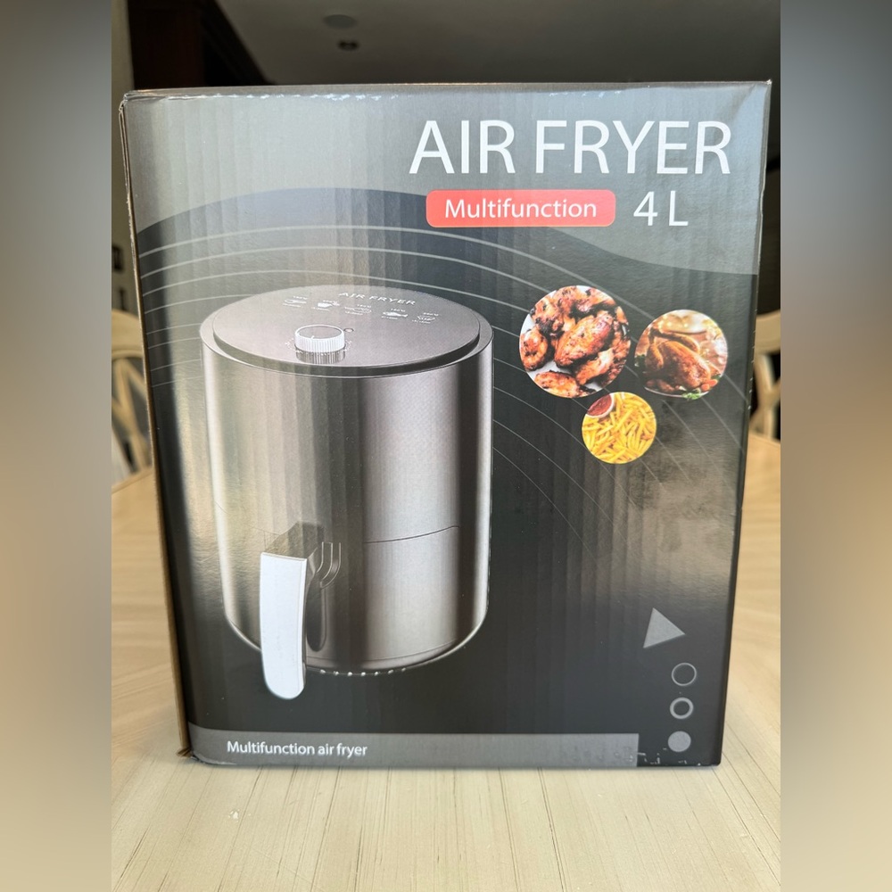 Compact 4- Liter Multifunction Air Fryer w/ Touch and Timer for Healthy Cooking - Picture 5 of 8
